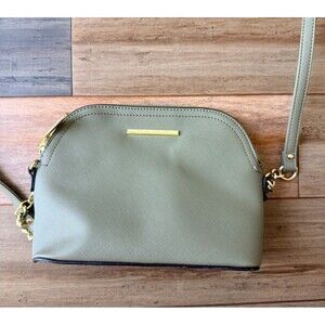 Steve Madden Olive Sage Green Dome Crossbody Bag